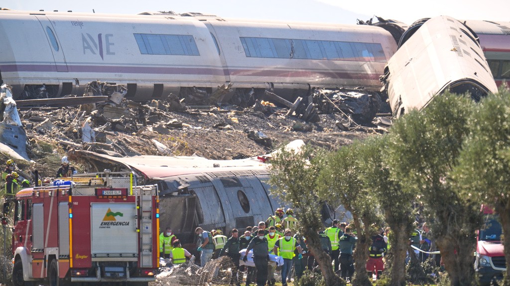 At least 64 killed in train collision on high-speed line in Spain
       — ABC7 Chicago (WLS-TV)