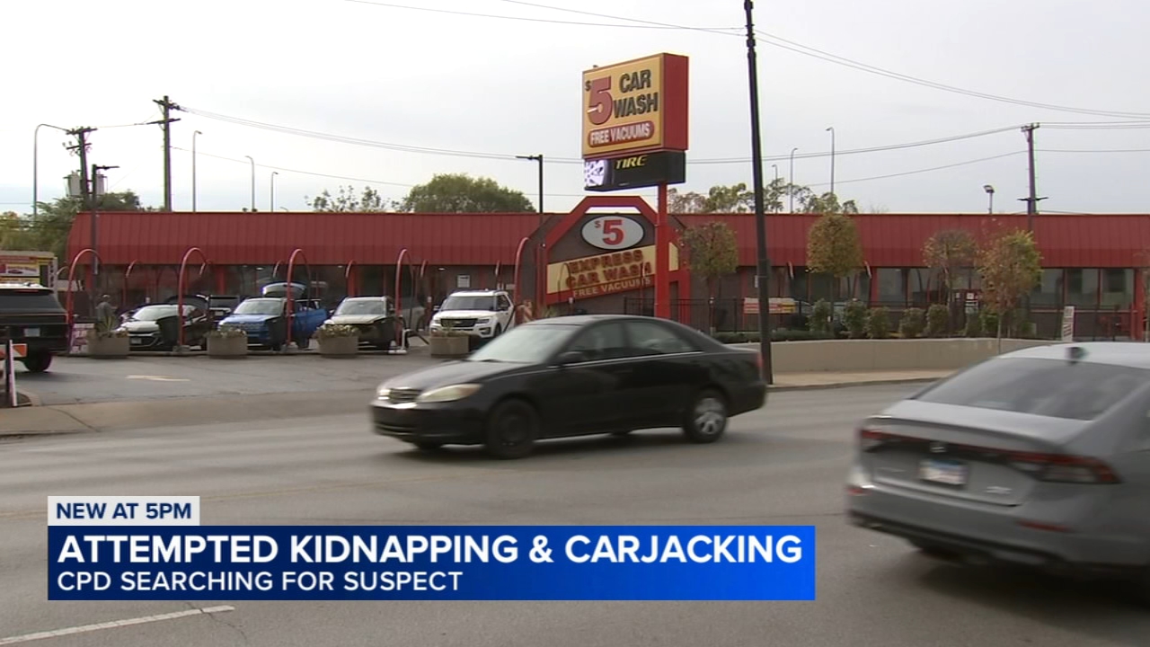 Suspect at large after attempted child kidnapping, carjacking in Bucktown, Chicago police say
       — ABC7 Chicago (WLS-TV)