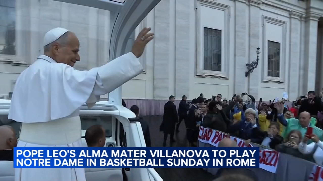 Pope Leo tells Villanova and Notre Dame basketball teams he is neutral. Prevost has other ideas
       — Schaumburg Sports news